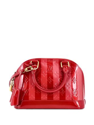 Louis Vuitton Alma Handbag Limited Edition Monogram Vernis Rayures BB shoulder bag - Rood
