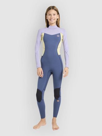 Billabong 302 Teen Synergy Bz Fl Full Kids Neoprenanzug blau