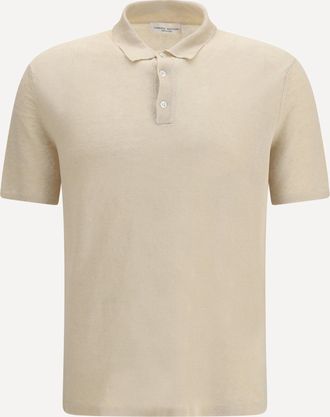 Roberto Collina Polo in lino Man 46