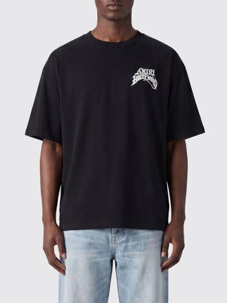 Amiri T-shirt in cotone con logo a contrasto e vestibilit&agrave; relaxed
