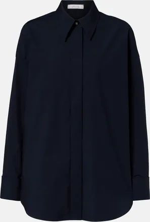 Dorothee Schumacher Poplin Power II cotton-blend poplin shirt