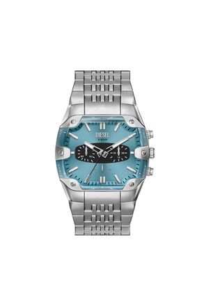 Diesel Spiked cushion stainless steel watch - Timeframes - Man - Silver