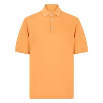 Fedeli Polo Shirts, male, Orange, Size: L Polo Shirt