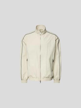 Han Kjobenhavn Jacke mit Kontrastpaspeln in Offwhite, Gr&ouml;&szlig;e 46