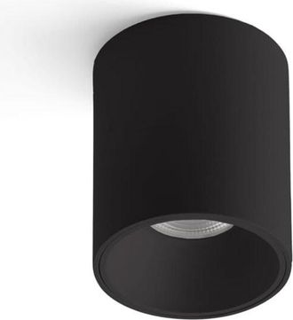 Faro Barcelona Rol Plaf&oacute;n Negro 9w 68620