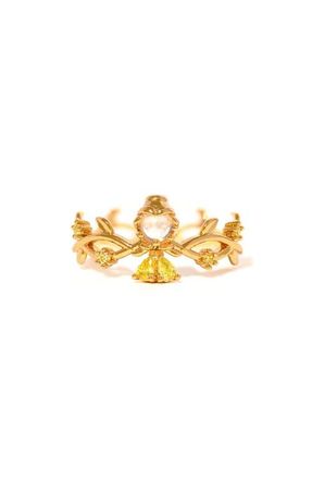 Girls Crew x Disney Beauty & The Beast Belle Ring in Gold at Nordstrom, Size 4.5