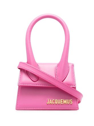 Jacquemus Le Chiquito Long leren shopper - Roze