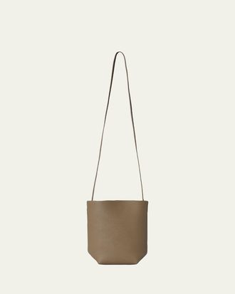 The Row Park North-South Crossbody Tote Bag in Leather