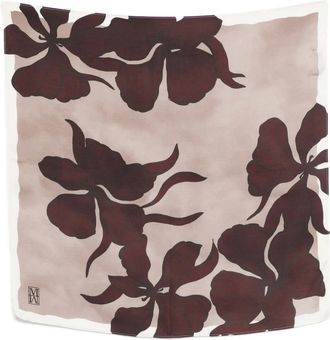 Marc O'Polo floral scarf - women - Viscose/Modal - One Size - Neutrals