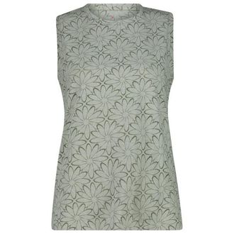 F.lli Campagnolo Top Floral Top f&uuml;r Damen | grau
