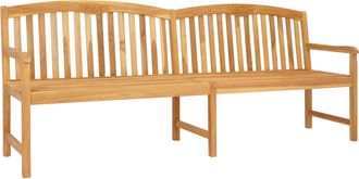 vidaXL Banco Tallado A Mano En Forma De Rosa 228 X 60 X 90 Cm Vidaxl