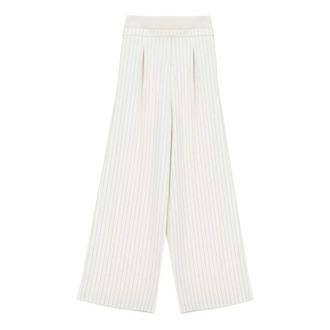 Imperial Wide Trousers, female, White, Size: M Pantalone