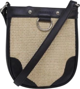 Burberry Pre-owned Cross Body Bags, female, Multicolor, Size: ONE SIZE Pre-owned Leather Shoulder Bag