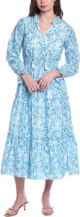 Sail to Sable Smocked Waist Midi Dress