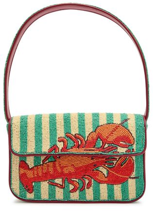 Staud Tommy Beaded Shoulder bag - Green - One Size
