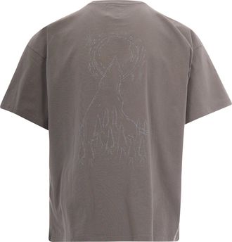 Roa Mens T-Shirt Ryli Grey Cotton T-Shirts And Polos