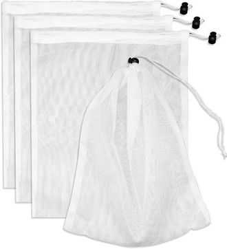 OEM Bolsas Para Aspiradora De Piscina - Malla Fina - Juego De 4 - Blancas