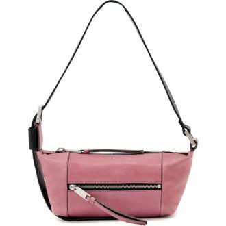 AllSaints Mini Vega Leather Shoulder Bag in Raspberry Pink at Nordstrom