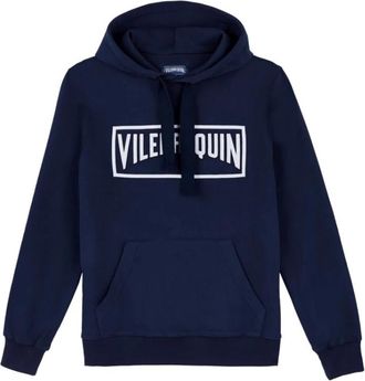 Vilebrequin Effen katoenen capuchontrui voor heren - Heren - Hoodies - Blauw - M - Katoen - Hoodies & sweatvesten
