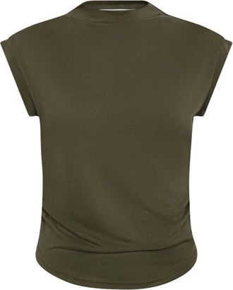 Co'Couture Dames, Tops, Groen, Maat: L