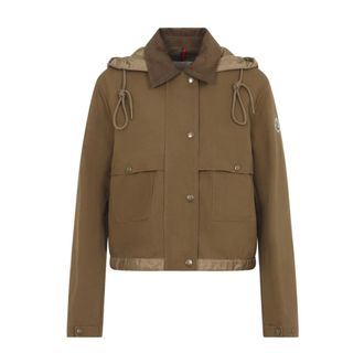 Moncler Light Jackets, female, Brown, Size: M Aconitum Jacket