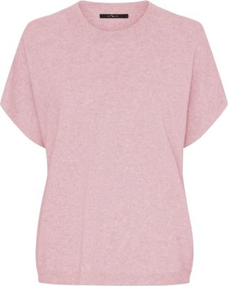 BTF-CPH Btfcph - Fijngebreid Kasjmier T-shirt - Dames - Truien - Roze - Maat: XS Kasjmier
