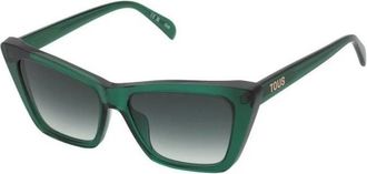 Tous Groene Glanzende Zonnebril Stob 82 0G61 - unisex - Zonnebrillen - Groen - 54 MM - Accessoires