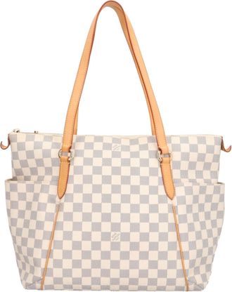 Louis Vuitton Damier Azur Or White Damier Azur Tote Bag (Pre-Owned)