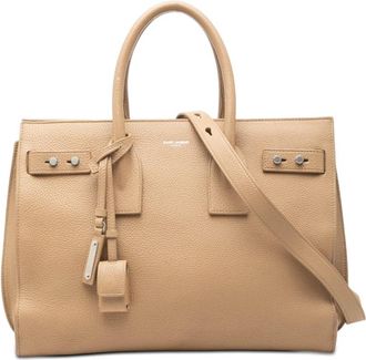 Saint Laurent Pre-owned Saint Laurent Small Grained Calfskin Supple Sac De Jour Satchel Ladies LM9RPAPUSME98TLM