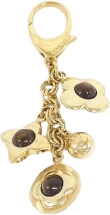 Louis Vuitton Pre-owned Accessories, female, Yellow, Size: ONE SIZE Pre-owned Fabric Key-holder