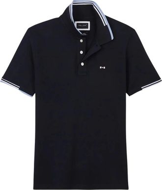 Eden Park Polo Shirt - Heren - Polos - Blauw - S - Katoen - Tops
