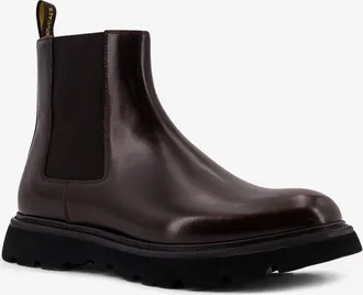 Doucal's Mens Ankle Boots Horse Leather Brown