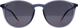 HUGO BOSS by Round Unisex Transparent Blue Grey HG 1286/S - One Size