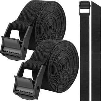 OEM 2 Correas De Sujeci&oacute;n Resistentes De 300 Cm Con Cierre De Seguridad - Capacidad De Carga De 250 Kg