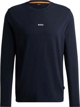 HUGO BOSS Hombre, Camisetas, Azul, Talla: L