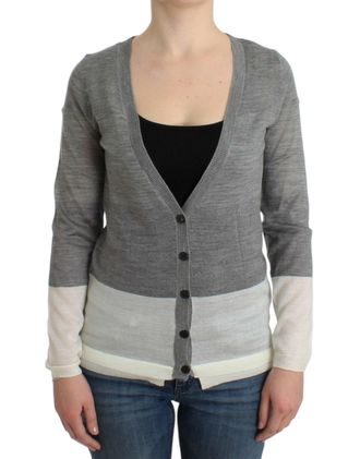 Costume National Grijze lichtgewicht cardigan
