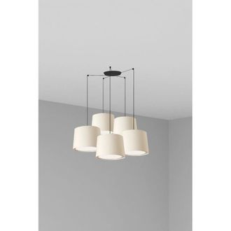 Faro Barcelona Faro Conga - L&aacute;mpara De Techo Colgante Cluster, Blanca, E27