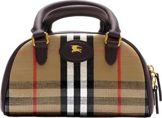 Burberry (WMNS) Burberry Mini Highlands Bowling Bag Sand Beige 81152811