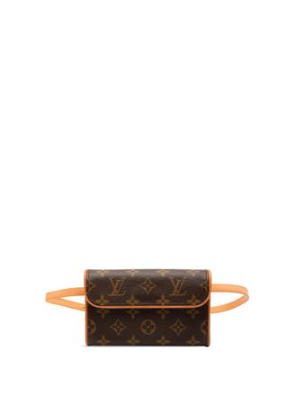 Louis Vuitton 2002 Monogram Pochette Florentine belt bag - Brown