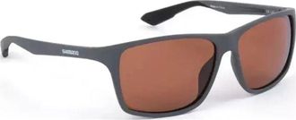 SHIMANO Technium Matte, Polarizadas, Gafas, Dunkelgrau & Kupfer, Shmmcdgc