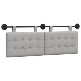 vidaXL Cabecero Colgante Gris Nube Tela Vidaxl