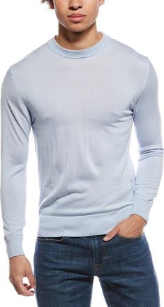 Eleventy Wool & Silk-Blend Crewneck Sweater