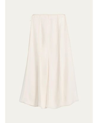 Ulla Johnson Elia Pleated Midi Skirt