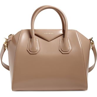 Givenchy Small Antigona Leather Satchel in Blush Pink at Nordstrom