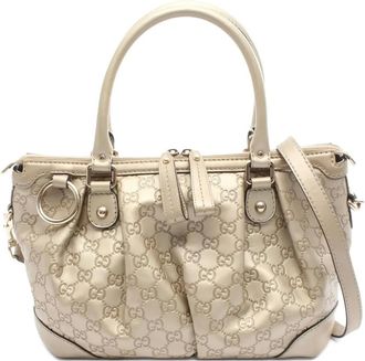 Gucci 2010s Sukey embossed leather handbag - Gold