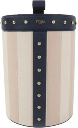 Fendi Pre-owned Bucket Bags, female, Beige, Size: ONE SIZE Pre-owned Pouch