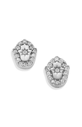 Alex and Ani Hamsa Mini Stud Earrings in Silver at Nordstrom