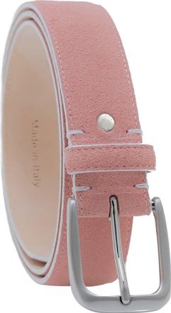 Ghurka Handcrafted in Italy Genuine suede leather belt in Pink at Nordstrom, Size 34