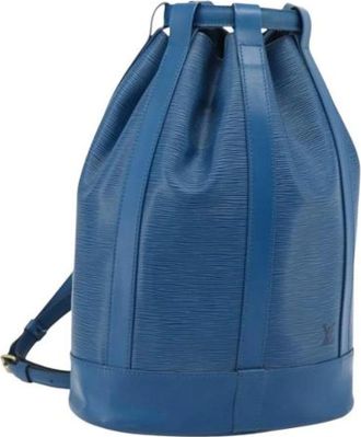 Louis Vuitton Pre-owned Bolso de Hombro de Cuero Epi Vintage - Pre-owned - Mujer - Azul - ONE SIZE