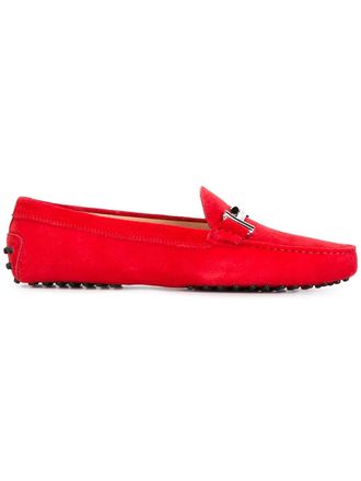 Tod's Gommino driving shoes - Rosso